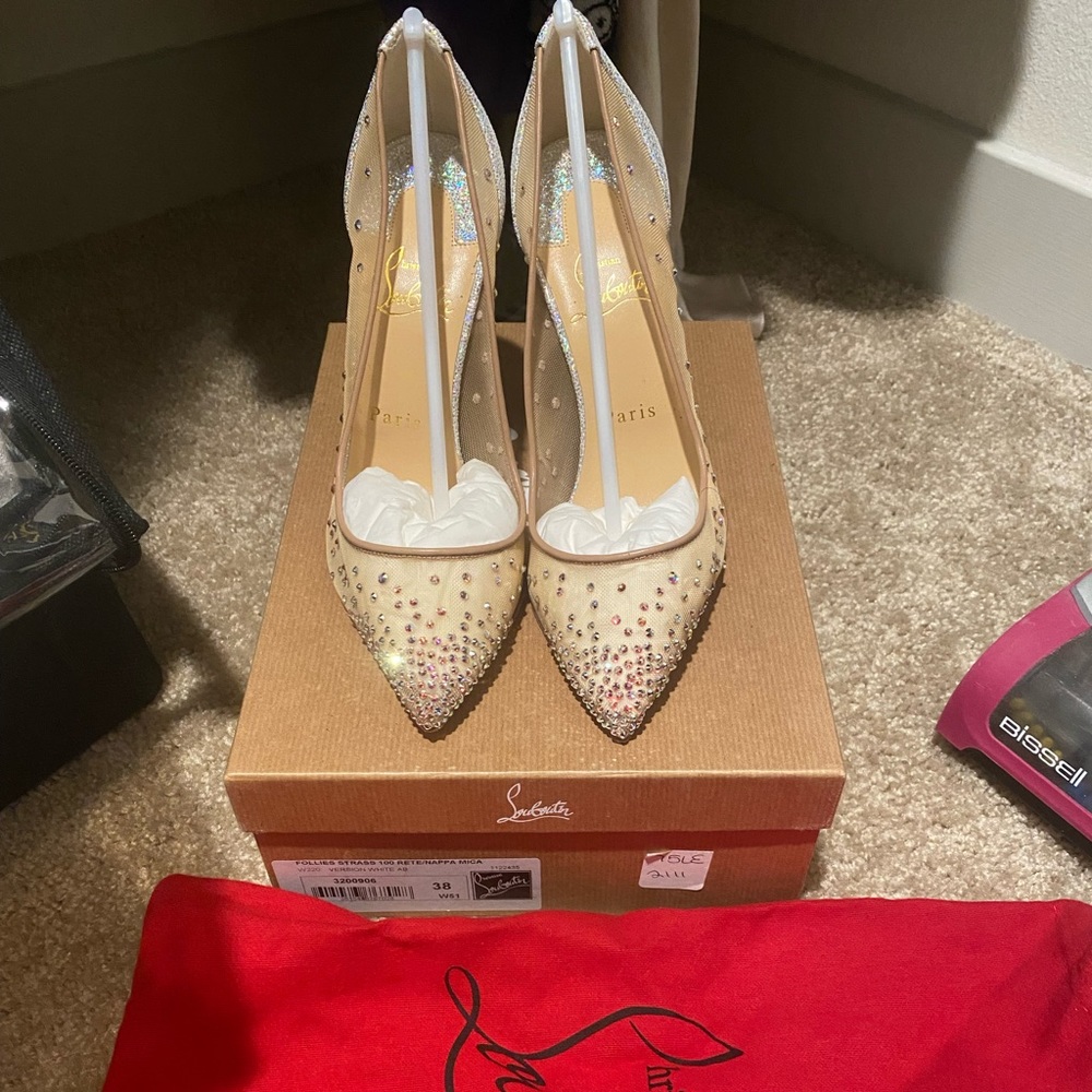 Christian Louboutin Follies Strass 100